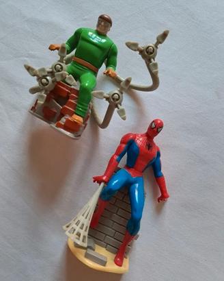 Set Spider‑Man + Doctor Octopus • Figurine Vintage