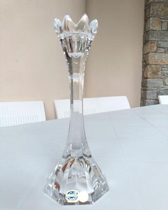 Portacandele cristallo altezza 23 cm.