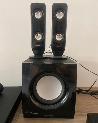 Subwoofer con 2 altoparlanti