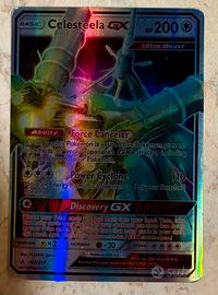 Carta da collezione Pokemon Celesteela GX 163/214