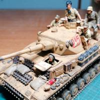 Carro armato tedesco 1:35 Panzer IV Ausf G DAK
