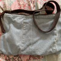 Borsa a tracolla in jeans