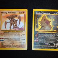 Shining Tyranitar 113 e Shining Kabutops 108
