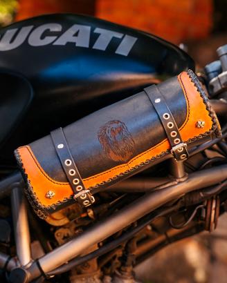 moto borsa in pelle , sisi bar,
