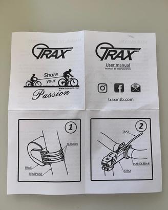 Sistema traino per bici TRAX