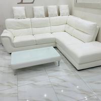 Divano angolare, vera pelle 2,30 m per uno e 70