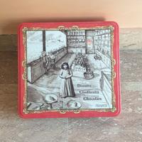 Scatola in Latta Biscuits Massilly France Vintage