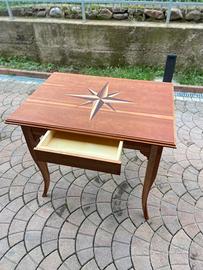 Tavolino artigianale in Ciliegio Americano