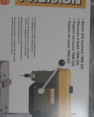 Proxxon Trapano da banco TBM 220 con accessori