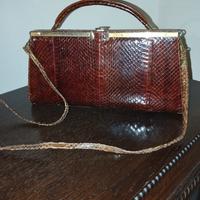 pochette vintage in pitone 