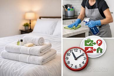 Pulizie Professionali per Affitti Brevi - Roma -