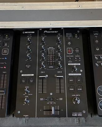 Cdj Pioneer 350 con mixer djm 350