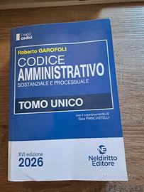 CODICE DI DIRITTO AMMMINISTRATIVO GAROFOLI 2026
