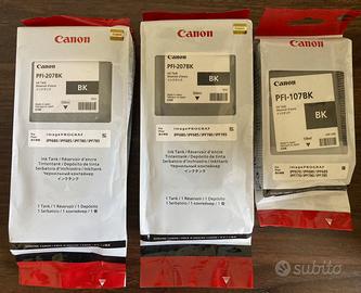Set cartucce stampante CANON PFI-207 e PFI-107