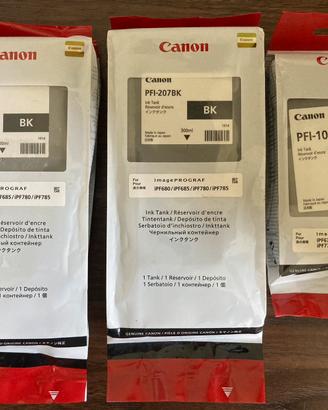 Set cartucce stampante CANON PFI-207 e PFI-107
