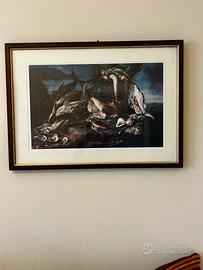 Vintage quadro natura morta marco de caro  ca