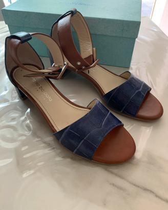 Sandali donna Antonio Barbato n.37 vera pelle