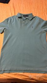 polo Ralph Lauren, acquamarina, vintage, taglia M