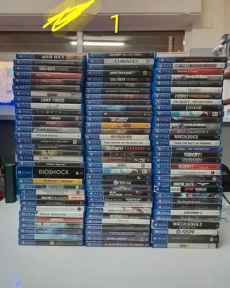 ASSORTIMENTO DI GIOCHI USATI PER PS4 A PARTIRE DA