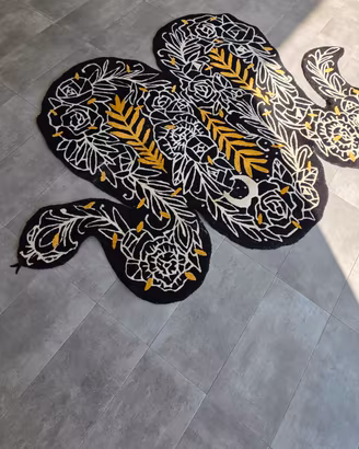 Tappeto Ikea art x Supakitch serpente 2018