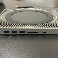 Base per mac mini adattatore usb-c hdd esterno mem