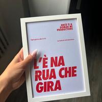 quadro con poster 15x21