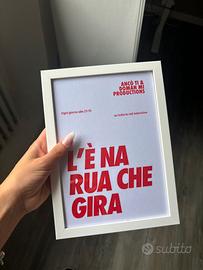 quadro con poster 15x21