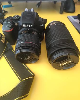 Nikon D3500 + 2 obbiettivi 
