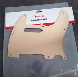 Fender Plated Pickguard Gold per Telecaster