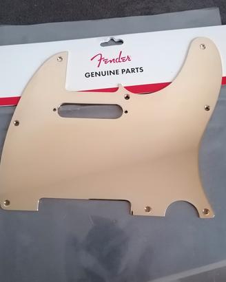 Fender Plated Pickguard Gold per Telecaster