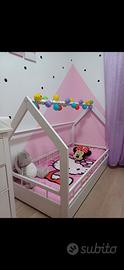 Struttura letto casetta Montessori
