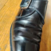 Scarpe BRANDT Uomo Pelle Lucide Nere taglia 41-42