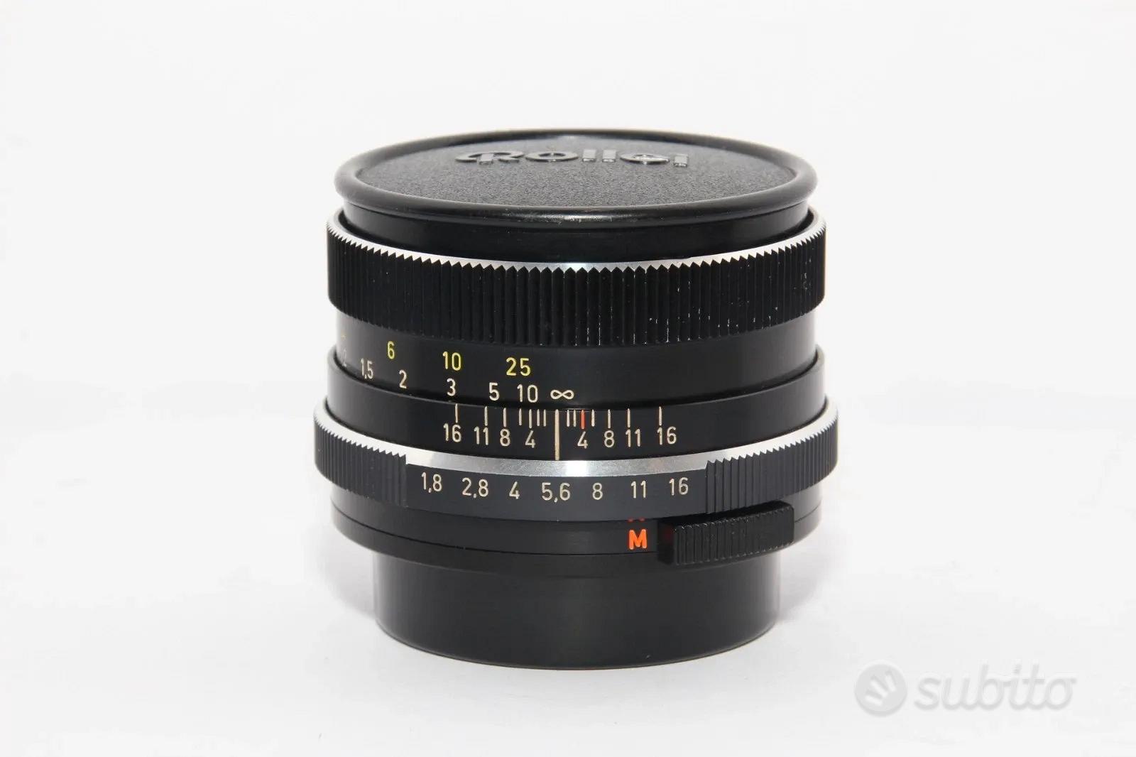 CARL ZEISS PLANAR 50mm 1.8 Rollei QBM Obiettivo - Fotografia In