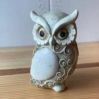 Gufo portafortuna in ceramica