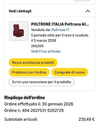 Poltrona relax