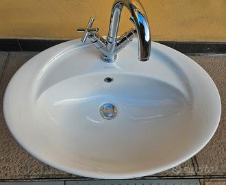 lavandino dolomite con rubinetto