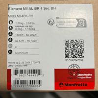 Treppiede Manfrotto Element MII AL BK