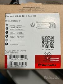 Treppiede Manfrotto Element MII AL BK