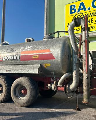 Botte Bossini CB200H ovale- 3 assi- capacità 200q