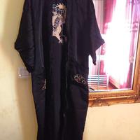 KIMONO in raso nero