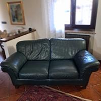 Coppia divani in pelle