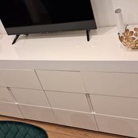 madia per arredamento bianca