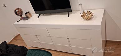 madia per arredamento bianca