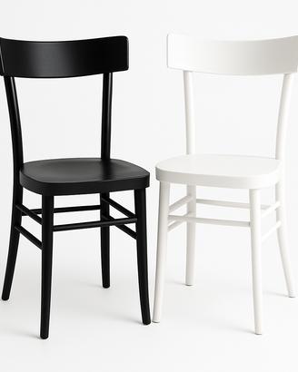 Sedia Milano Legno Massello Bar Ristorante Casa