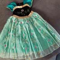 Vestito carnavale principessa Anna di Frozen