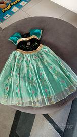 Vestito carnavale principessa Anna di Frozen