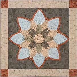 mosaico marmo pavimento rivestimento tavolo 