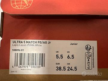 Puma Ultra 5 mach fg/ag junior