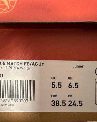 Puma Ultra 5 mach fg/ag junior