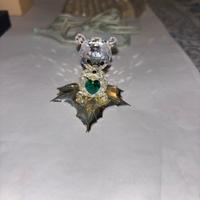 Orsetto Nuovo In Cristallo Swarovski e Argento